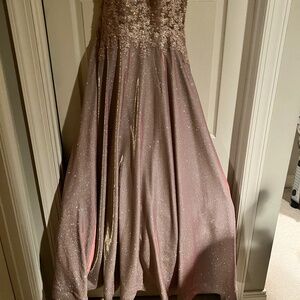 Iridescent Ball Gown Dress
